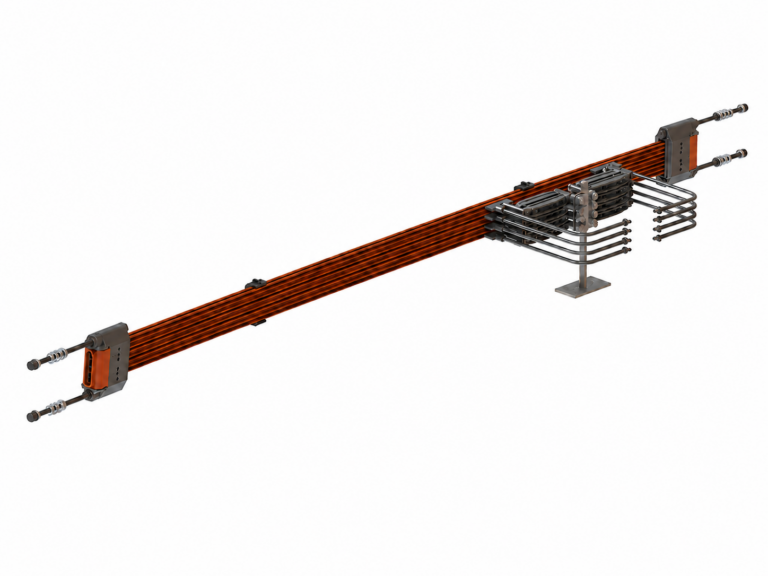 DHB conductor rail system for industrial mobile power supply applications