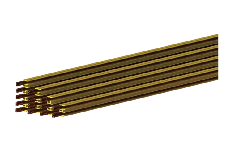 DHBV integrated conductor rail system for automated warehouse and shuttle applications