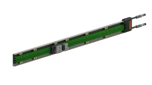 DHR single-pole combined conductor rail system with current collectors